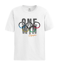 Load image into Gallery viewer, One Win Olympic Short Sleeve T-Shirt (White)
