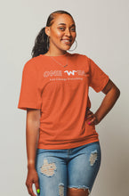 Load image into Gallery viewer, One Win (&quot;Can Change&quot;) Orange Logo Short Sleeved Shirt
